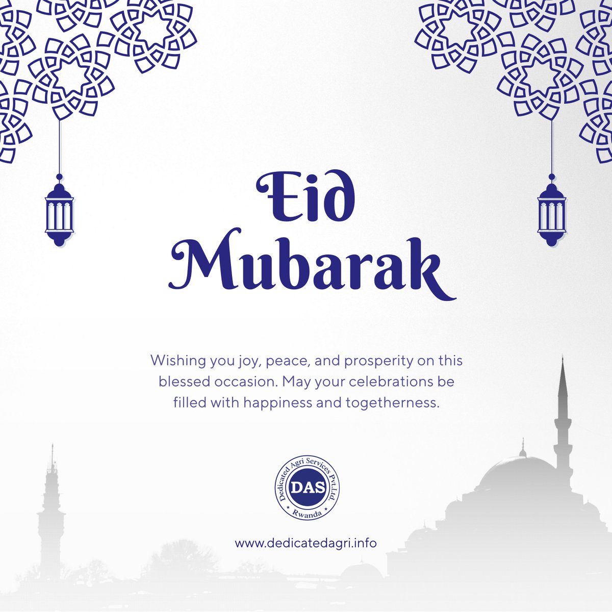 On this blessed occasion, we extend our heartfelt wishes to our clients, partners, and the farming community. May this Eid bring prosperity, joy, and new opportunities for growth.

Wishing you and your loved ones peace, happiness, and success. 

#EidMubarak #TogetherWeGrow