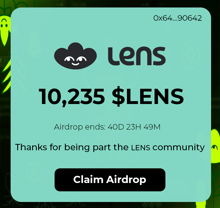 Lens Protocol Airdrop is Confirmed!

Raised: $46M
Testnet is FREE!
Reward: ≈$9K

Below I show how to be eligible for Drop👇🧵