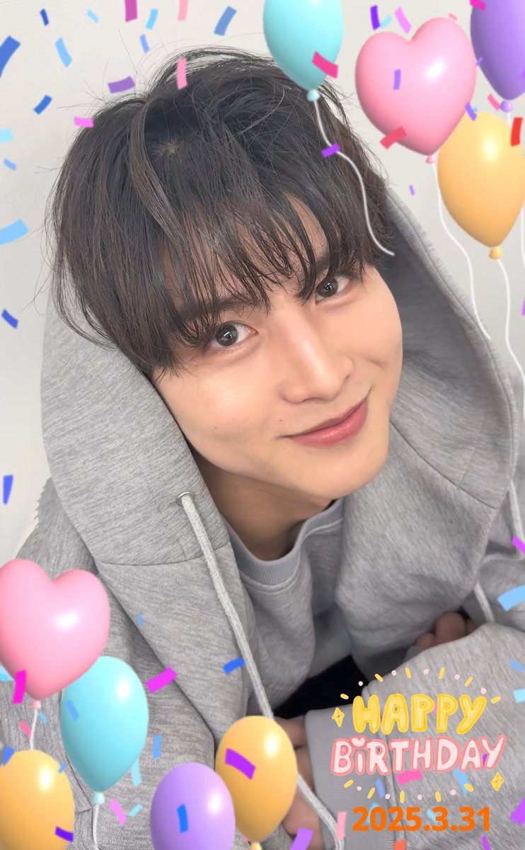 Happy birthday！ハル
素敵な20代の始まりになりますように✨✨✨
#ハル
#超特急
#柏木悠生誕祭