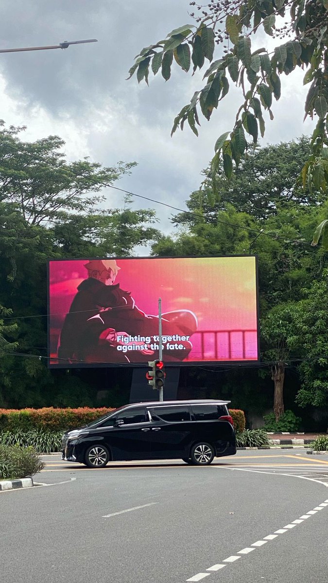 sarada_holic's tweet photo. Sarada Uchiha videotron birthday ads 🎂

Happy Birthday Sarada 🩷 it was fun yesterday to hangout together with Sarada fans 🥰 (and JJK x Tomoro coffee Megumi version was good!)

#BSAPartyWithSunset
#うちはサラダ生誕祭2025
#うちはサラダ誕生祭2025 https://t.co/TwzO24Gdqv