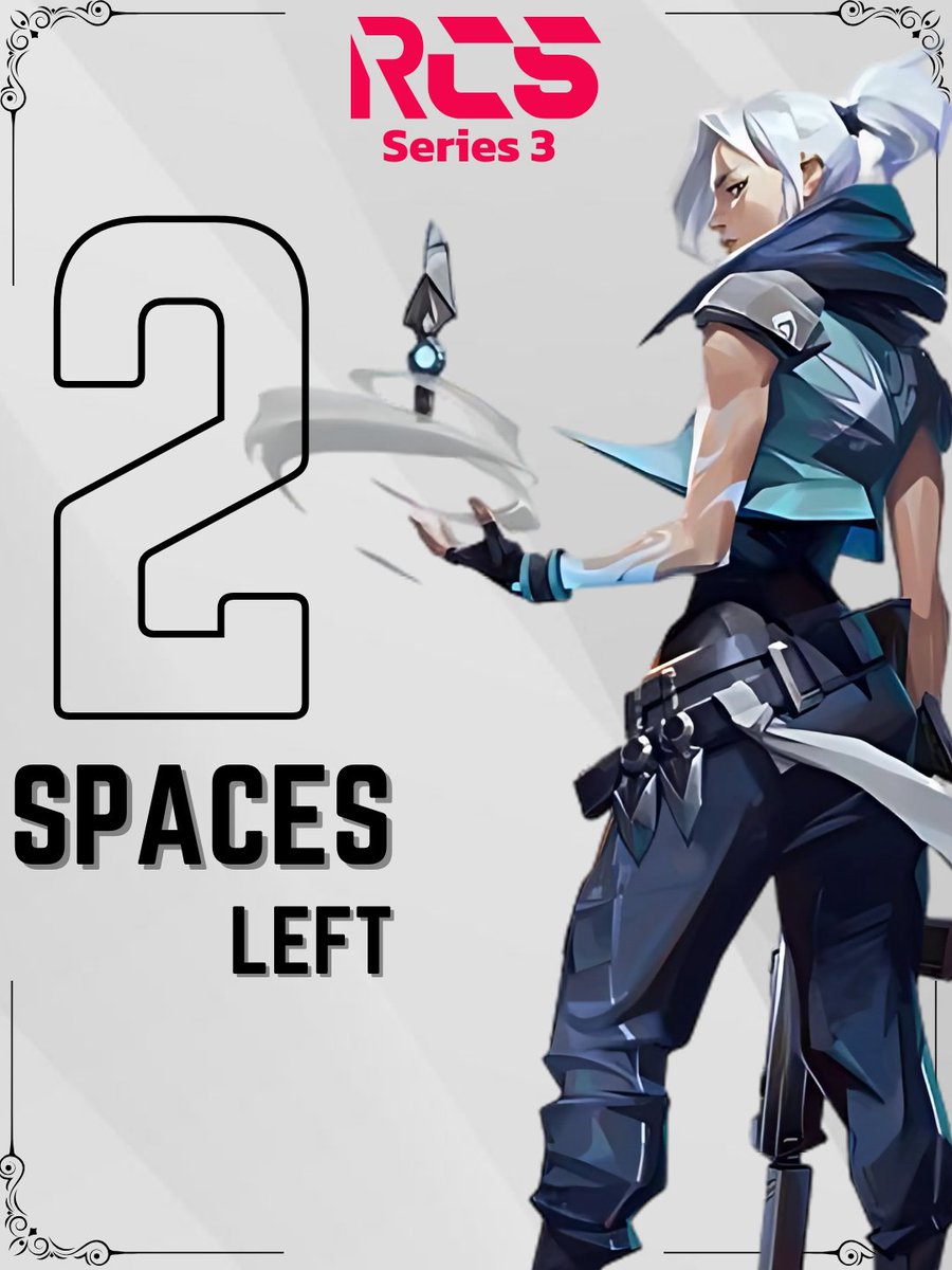 VLX_eu's tweet photo. 🔥Group Draws Starting Tomorrow!

👀 30 Teams Registered

👉 Two Spaces left!

📩 Want to join the scene? Secure your spot now!
        https://t.co/AcrKyoUnUB

#VALORANT #eSports #radiantscene https://t.co/FlCFYec5cf
