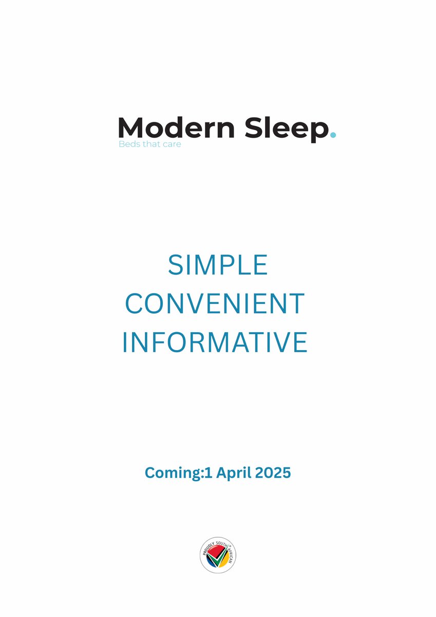 modernsleepsa's tweet photo. Simple, Convenient, informative … https://t.co/YYmspK5Po6