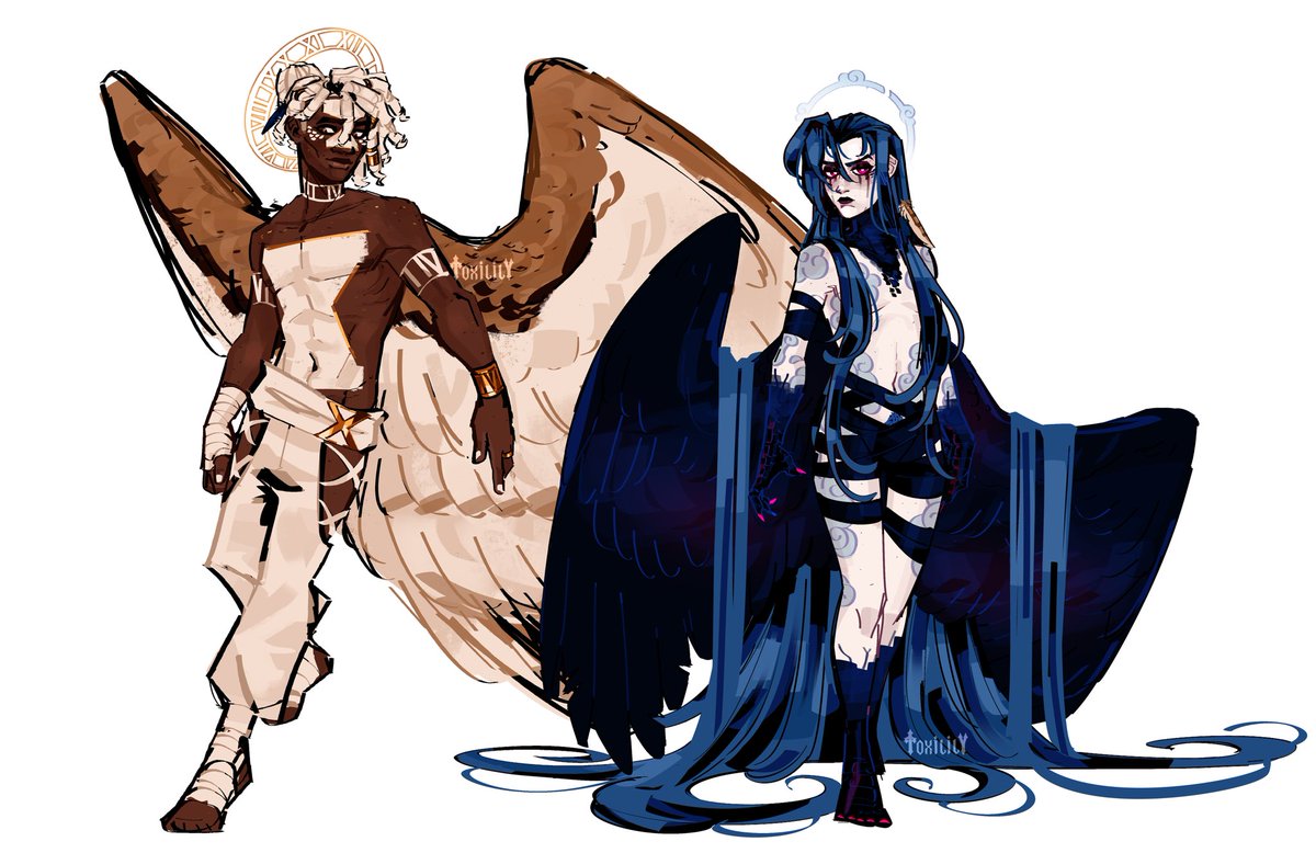 toxilily's tweet image. Little side by side of them together I love them a lot