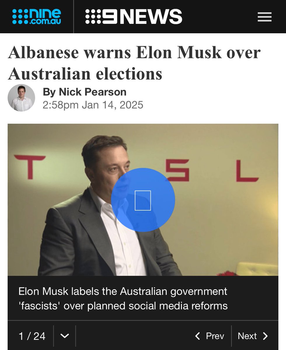 L'Australie vient d'avertir Elon Musk que s'il « influence » le résultat des élections fédérales en Australie, il ira en prison pendant 5 ans. Le 1er ministre Anthony Albanese : « Nous avons des lois sur l’ingérence étrangère dans ce pays et les élections australiennes sont