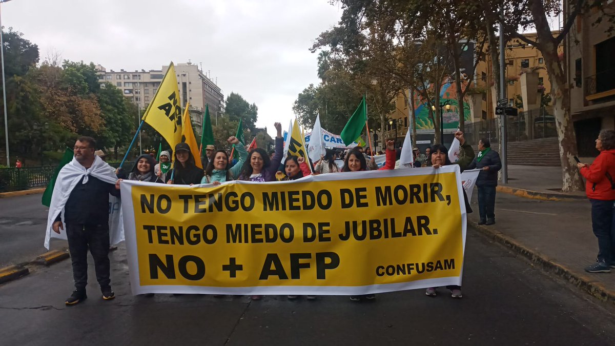 Marcha de la Bronca #NO+AFP .
Imágenes