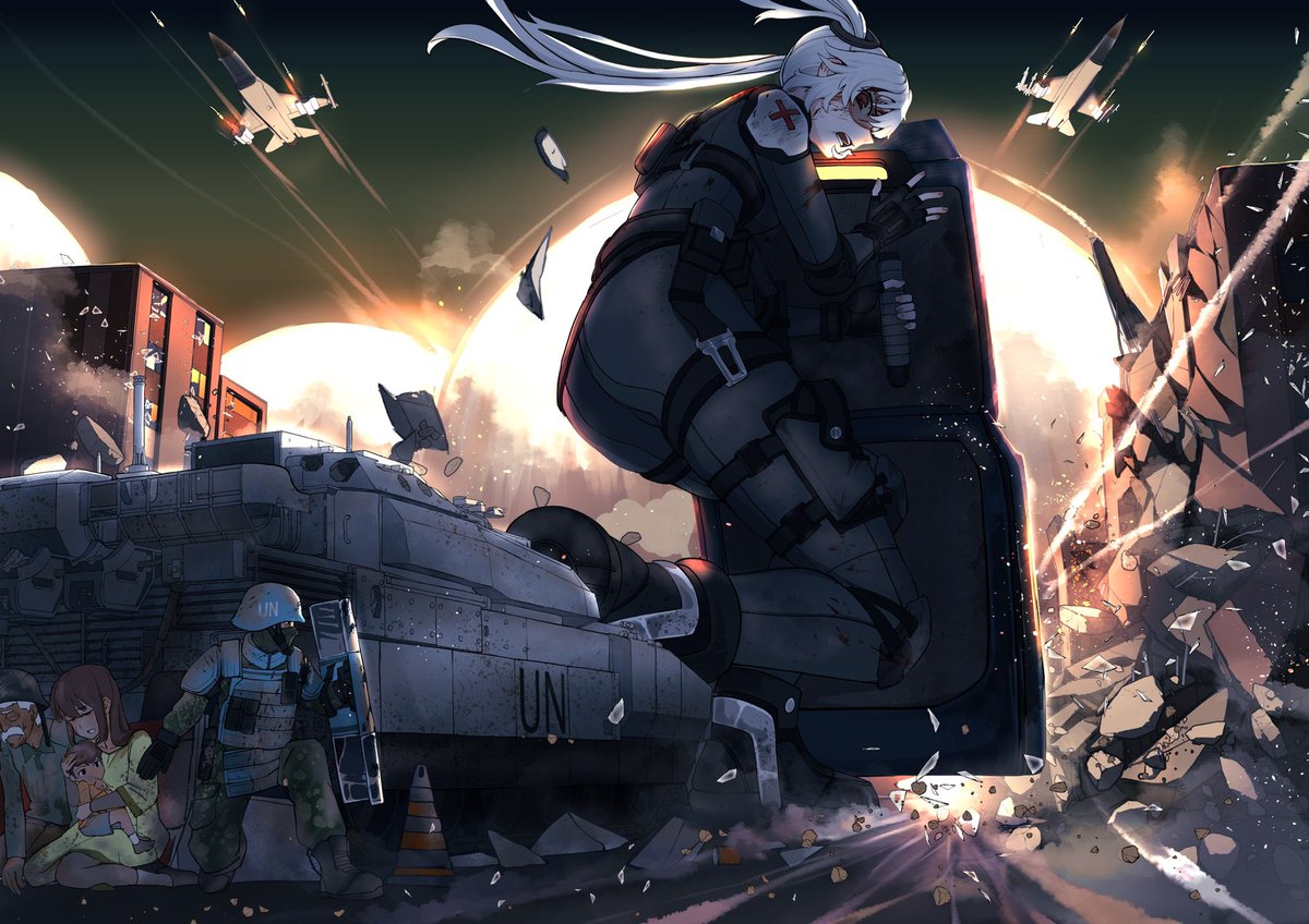 RLappland's tweet image. Just stay behind me and take cover!

Peacekeeper protect the civilians!

#巨大娘 #巨女 #サイズフェチ 
#giantess #macrophilia #sizefetish #sizedifference