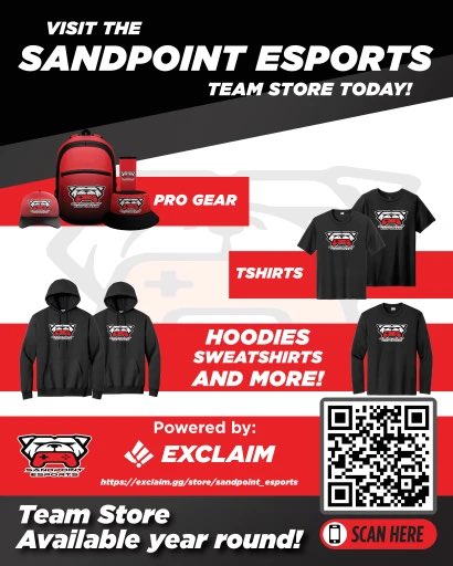 I see you’re missing some Sandpoint Esports merch, I’ll just leave this here for you. Exclaim.gg/store/sandpoin…