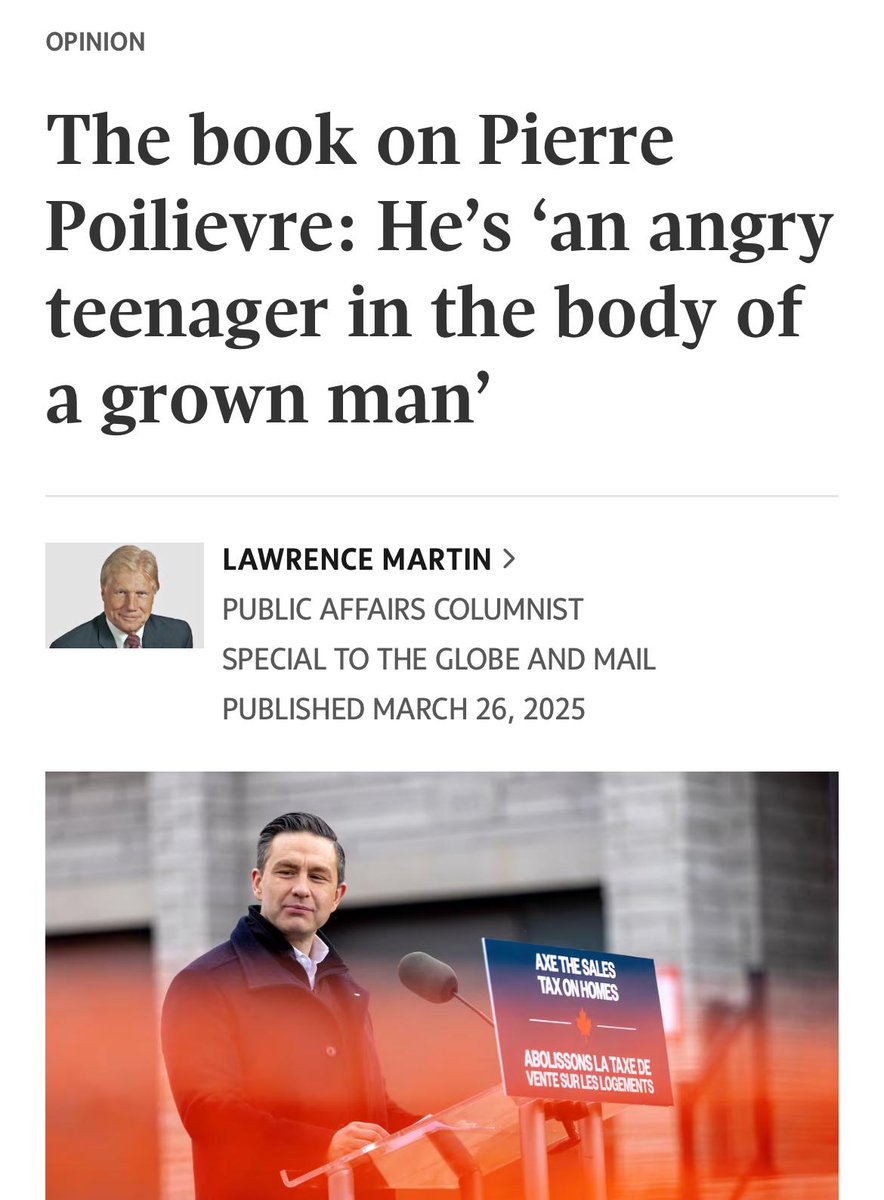 It’s sure interesting to watch the tides turn on <a href="/PierrePoilievre/">Pierre Poilievre</a>. I guess that’s the problem when you lean all the way into anti-Canada populism … and then that perspective is no longer popular. It’s hard to pivot.

For the last 18 months he's campaigned on Canada being broken.