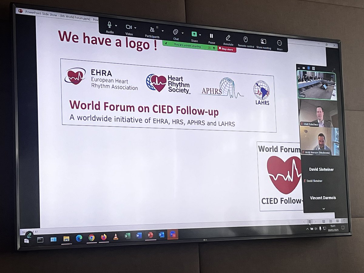 Latin American Heart Rhythm Society LAHRS is part of the Sixth World Forum on CIED Follow-up at #EHRA in Vienna. A worldwide initiative of <a href="/EHRAPresident/">EHRAPresident</a> , <a href="/HRSonline/">Heart Rhythm Society</a> <a href="/APHRSOfficial/">APHRS Official</a> and <a href="/LAHRSonline1/">LAHRS</a> Co-Chairs: Hein Heidbuchel (EHRA) &amp; David Slotwiner (HRS)