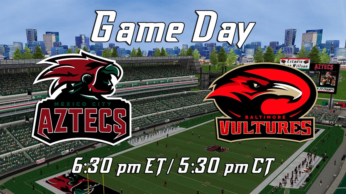 Mexico City Aztecs (@sflaztecs) on Twitter photo Mexico City is preparing to take on the Vultures in a big game for the Aztecs, nearing the end of the season
<a href="/simulationfl/">Simulation Football League</a> <a href="/SFL_Vultures/">baltimore vultures</a> #AztecEmpire Mexico City is preparing to take on the Vultures in a big game for the Aztecs, nearing the end of the season
<a href="/simulationfl/">Simulation Football League</a> <a href="/SFL_Vultures/">baltimore vultures</a> #AztecEmpire