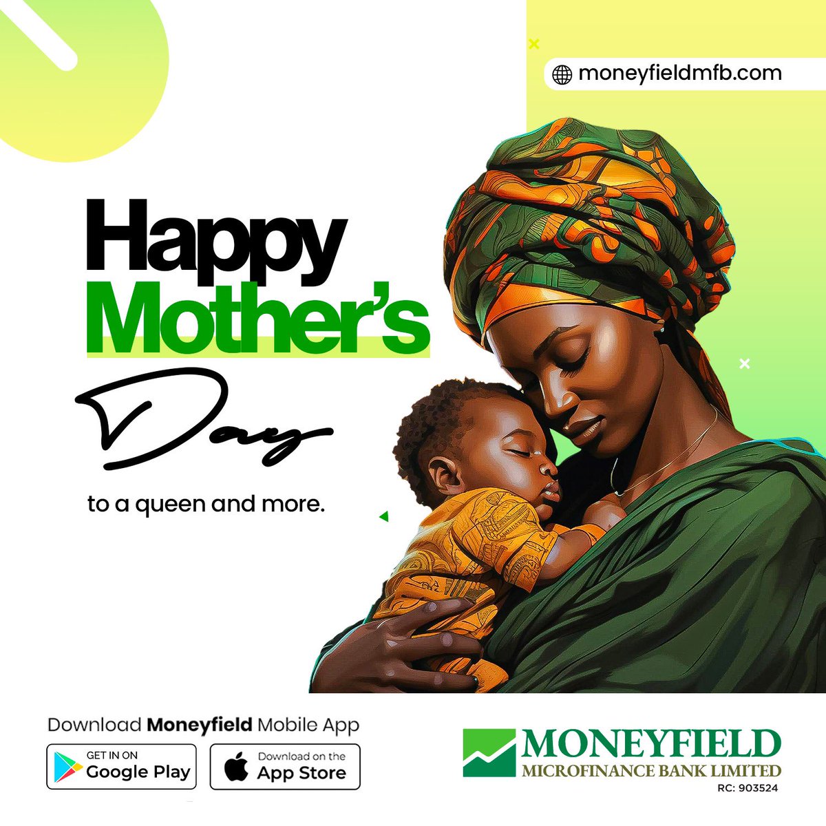 moneyfieldmfb's tweet image. A mother&apos;s love is priceless, just like the dreams she nurtures. 💚💫 Happy Mother&apos;s Day to the queens who make the world brighter! #MothersDay #MoneyfieldCares