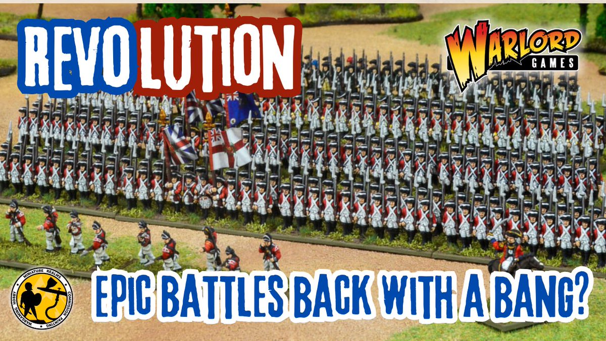 Warlord Games have announced Black Powder Epic Battles: Revolution, will this be another epic small scale win? Here are my initial thoughts.

youtu.be/CnkYD4-sHGE

#warlordgames #epicbattles #revolution #blackpowderepicbattles
#blackpowder #warlordgamesepicbattlesrevolution