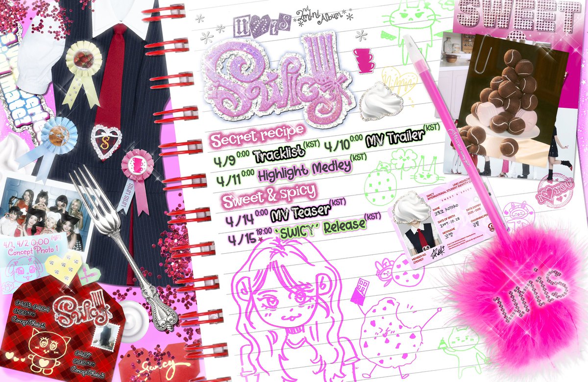 UNIS 2nd Mini Album [SWICY]
Scheduler

Album Release
→ 2025.04.15. 6PM (KST)

#UNIS #유니스
#SWICY