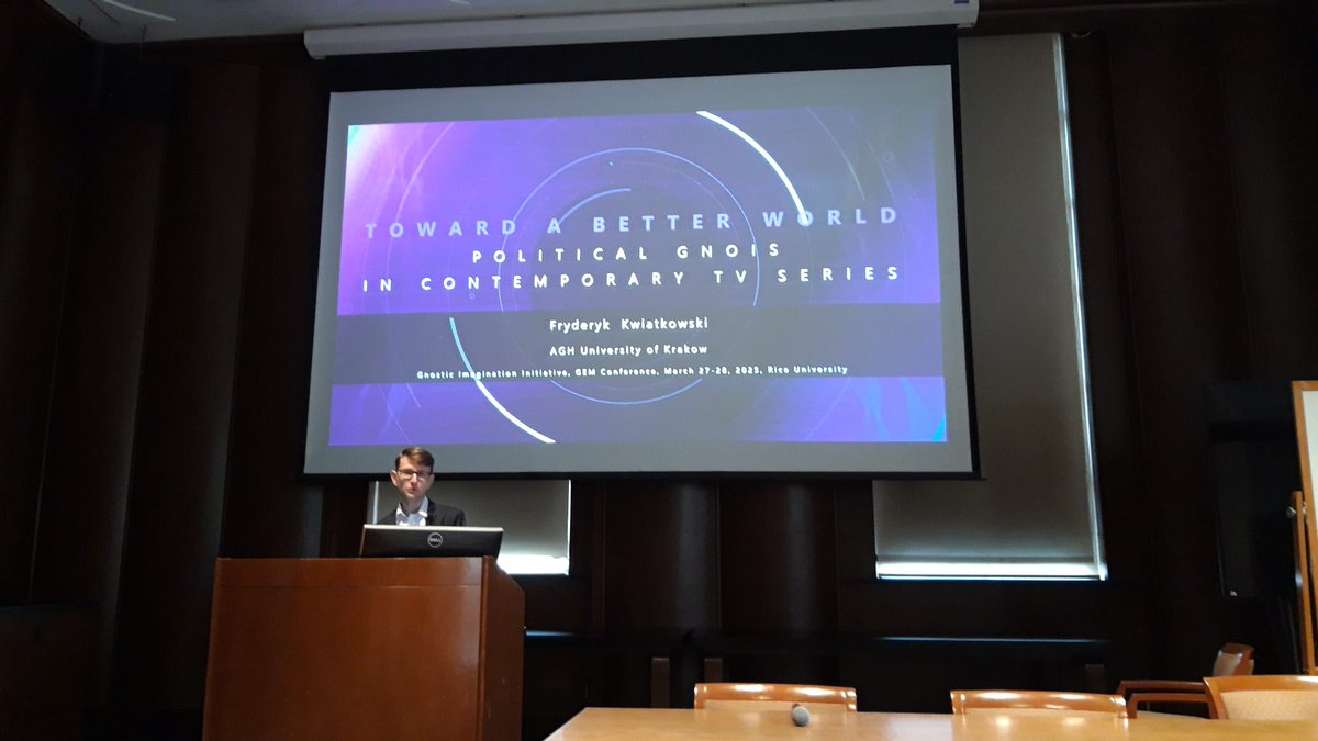 frykwiatkowski's tweet photo. I feel creatively recharged after attending "The Gnostic Imagination Initiative" Conference. It was wonderful to return to @RiceUniversity, reconnect with old friends and meet so many new, bright minds. https://t.co/GCLabA6fFl