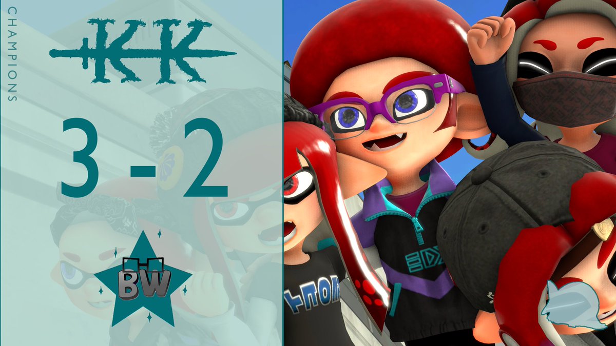 The Kolony paint Shark Tank RED to bring home their FIRST TROPHY ❤️‍🔥

#Splatoon3 

<a href="/Micarix_spl/">Micarix</a> <a href="/neo_spl__/">Neo_SPL</a> <a href="/Asherashea/">Asher</a> <a href="/BDE_Cammy/">Cammy</a> &amp; Starcole