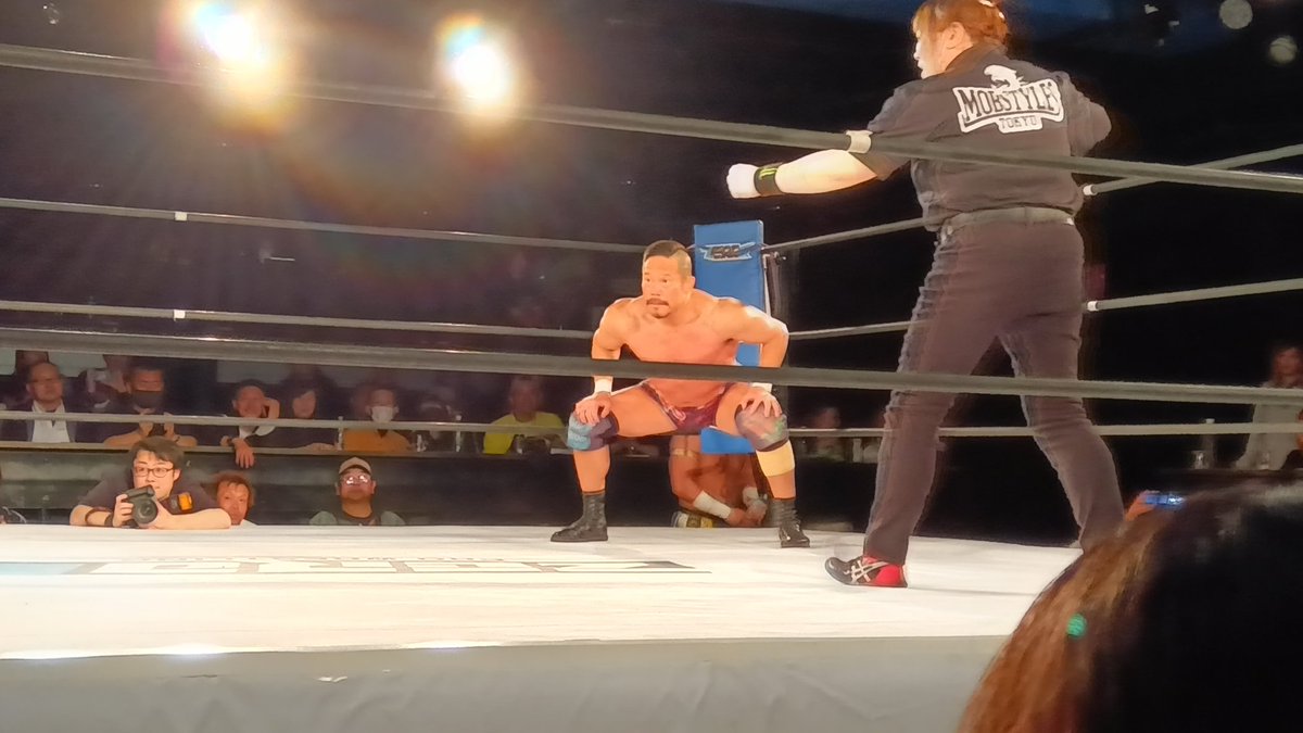 mkbomber5145's tweet photo. 田中将斗 ＆ 崔領二 vs 杉浦貴 ＆ 松永準也

#pwzero1 #zero1_24th #noah_ghc https://t.co/Yd9VbxSXYO