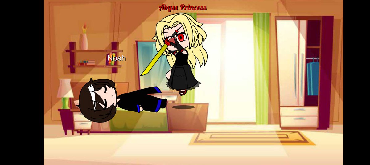 GachaSustainer's tweet photo. My daughter Lumine tried to kill my stepson, Noah, who's half-demon due to Sparda, but he pulled out one of his pistols and scared her. https://t.co/KQhMAGtIFk