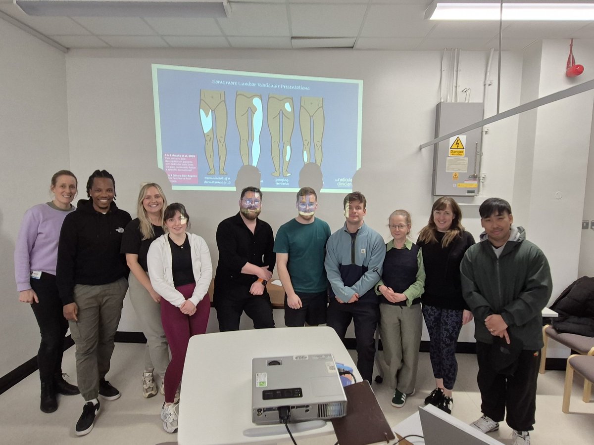 adamdobson123's tweet photo. My first ever 2-day face-to-face Mastering Lumbar Radiculopathy course in Leeds is now finito. Eeeeek! What a lovely lot — passion, banter, and debate. I was made to feel very welcome. Cheers, Jen.

Flexed some content never seen before. Website’s on the cusp of launching. Loads of food for thought.