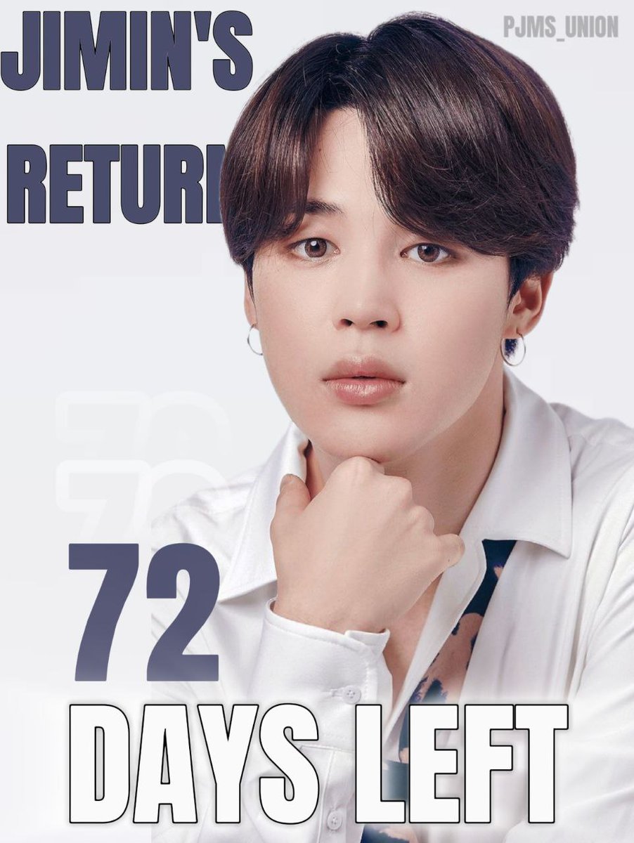 PJMs_UA's tweet photo. #72 days until our beloved Park Jimin returns
🥹💛🐥🪖
"100 DAYS PJMs_UNION CHALLENGE"
Save photos and share them on all social networks:
✅Twitter
✅Instagram
✅Tik Tok
✅Facebook and so on.
Let's show the world how we are waiting for our
Jimin 💕
#PJMs_UNION
#72DaysLeft https://t.co/WsICiUmBLi