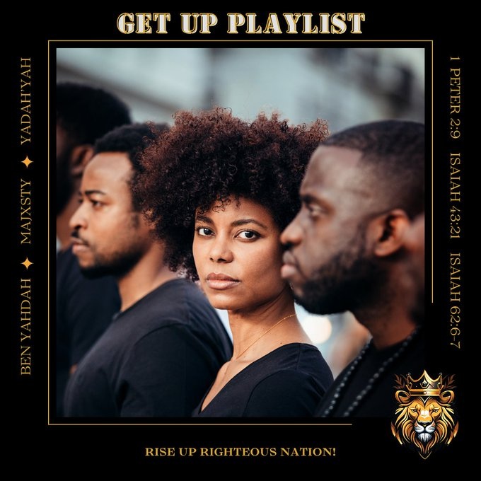 MAJXSTY's tweet photo. PLAYLIST - Get Up
Get Up YAHshar’el It’s Time To Praise And Please YAH!!!
https://t.co/lIjXp0An1A
BEN YAHDAH* YADAH’YAH* MAJXSTY
Much Love Majxsty https://t.co/H10RU3NoQ6