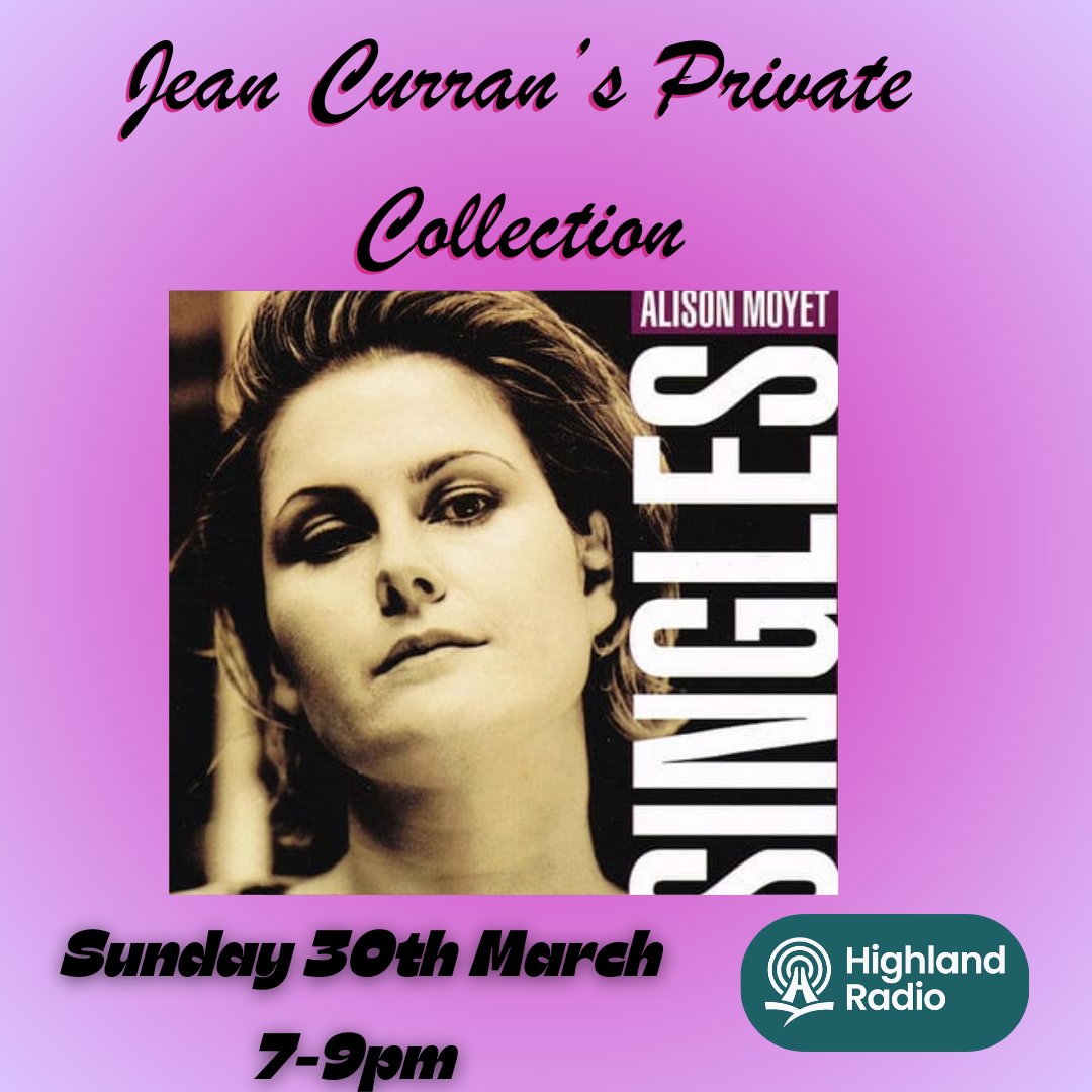 jeancurran3's tweet image. Four tracks from Alison tonight and the usual mix too. Text/WhatsApp 0866025000 and online highlandradio.com @highlandradio @AlisonMoyet