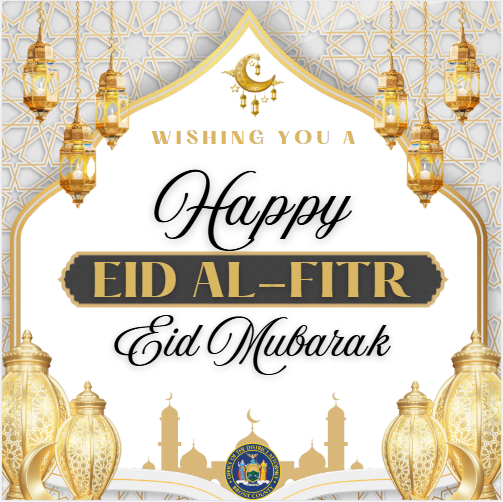 Eid Mubarak! Today, marks the end of Holy month of Ramadan, Eid al-Fitr. As you celebrate breaking the fast, I want to extend warm wishes and blessings. May Eid al-Fitr bring you peace and joy.