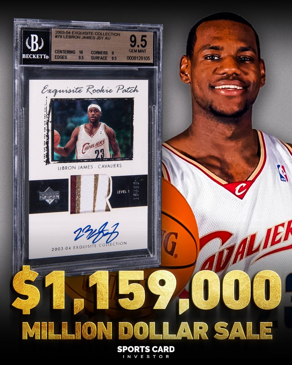 lebron james rookie autograph card