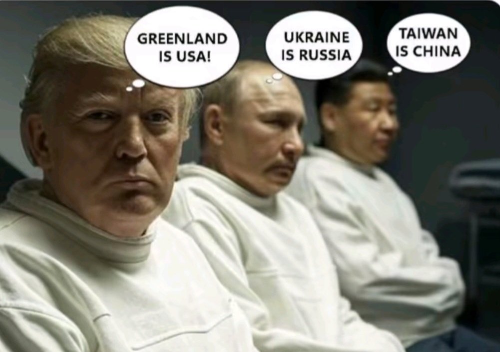 Neulich in der Irrenanstalt.☝️