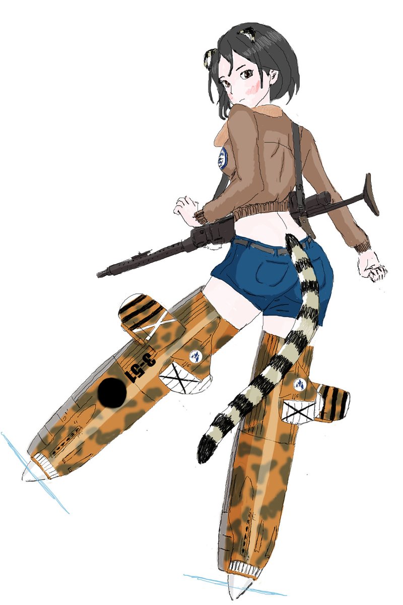 hispania_1936's tweet photo. キナ・ガルシア・モラトはイスパニア出身の最後の少女である。
彼女の動物は典型的なイスパニア（ジネータ）だ。
中世には猫の代わりに家で飼われていた。
猫がおとなしくないと思っている人は、ジェネットと一緒にしないでください。
#Strikewitches #Hispania1936 #CR32 #BredaSafat77 #GarciaMorato https://t.co/x2x93PiNes