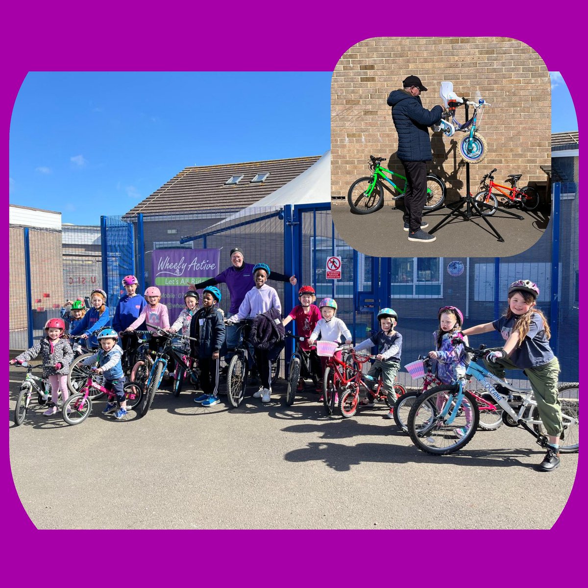 WheelyActive's tweet photo. That's a wrap on our @NorthYorksSport funded Community Cycle Sessions @seamerandirton
We've loved it and definitely raised the profile of cycling. Thanks to all the families who came. We hope you've had as much fun as we have! 🚴🚴‍♂️🚴🏿‍♀️
#OpeningSchoolFacilities https://t.co/3XL52XEuC7