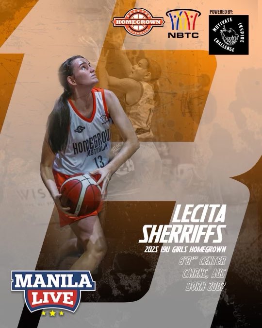 LecitaS's tweet photo. Excited to be apart of this year’s NBTC Manila live tournament! Looking forward to competing.

#ManilaLive #NBTC2025 #PhilippineBasketball #HomegrownBasketballAUS https://t.co/mFpPkoJU5G