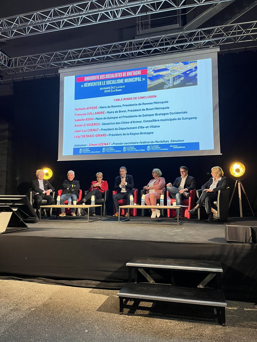Une superbe journée de militantisme à Lorient, lors de l’Université des socialistes bretons ! 
L’occasion d’échanger sur le socialisme lors de tables rondes en vue des municipales. 
Présent avec le <a href="/PS_Morbihan/">Parti Socialiste #56 🌹🐝 🇪🇺</a> et les <a href="/JeunesSoc56/">Jeunes Socialistes Morbihannais</a> !
