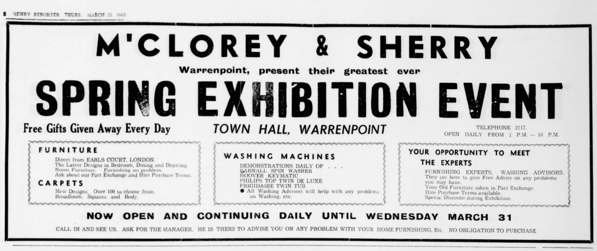 oldwarrenpoint1's tweet photo. Newry Reporter March 1965 @frank_broadcast https://t.co/6czHyaOYYo