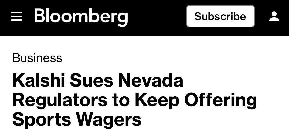 Kalshi just filed suit in federal court against the states of Nevada and New Jersey. As promised, Kalshi will keep fighting for the right of prediction markets to thrive.

Over the last decade, the concept of objective truth has been dangerously eroded by aggressive