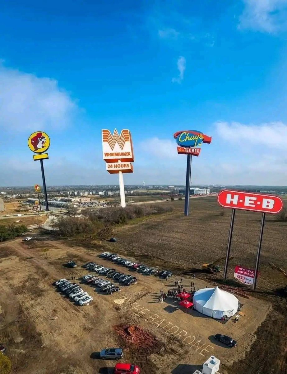 Every Texas town’s wishlist.

Photo by: The Batdrone…
