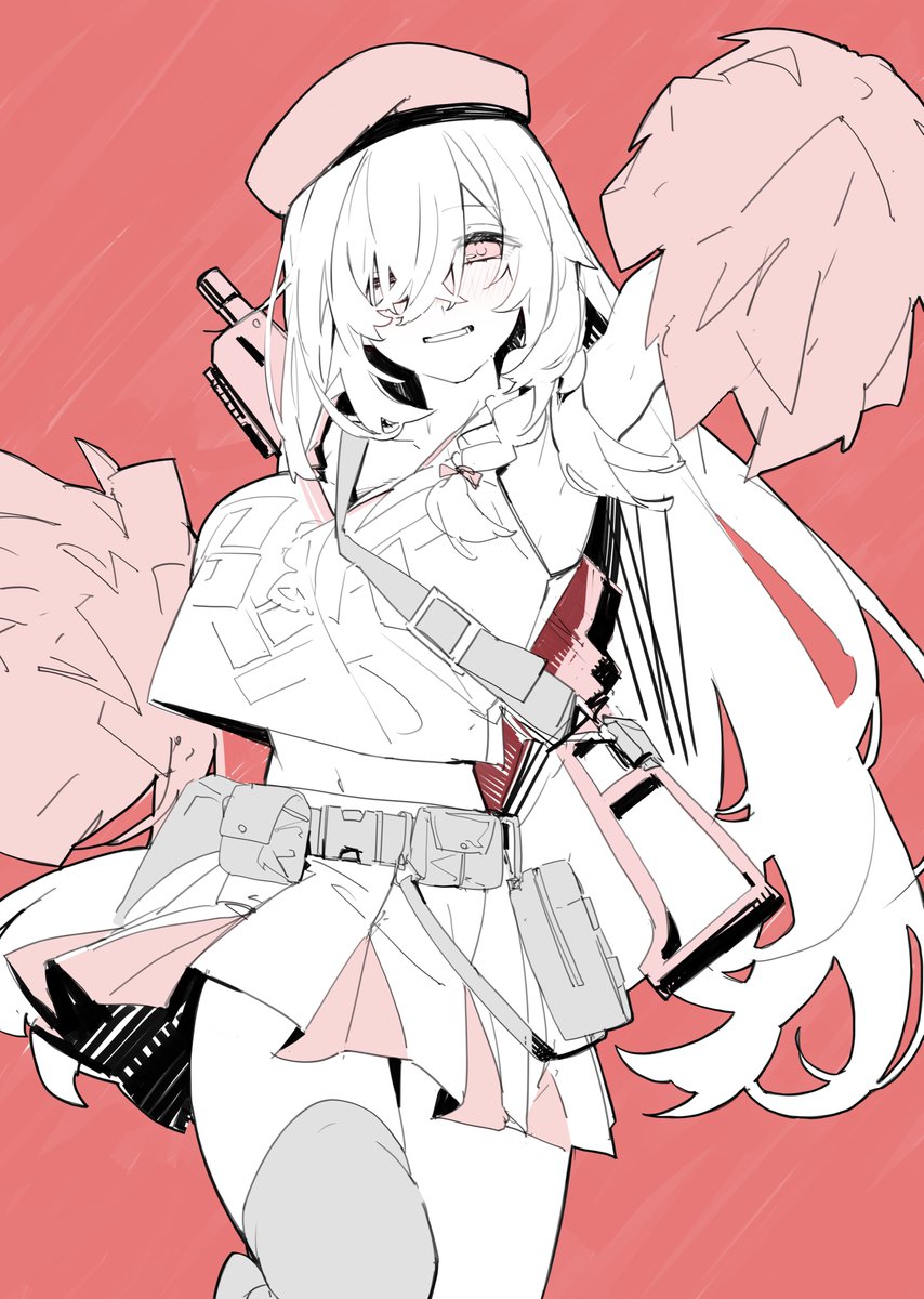 PCに残ってたドルフロ絵四枚を修正加筆 