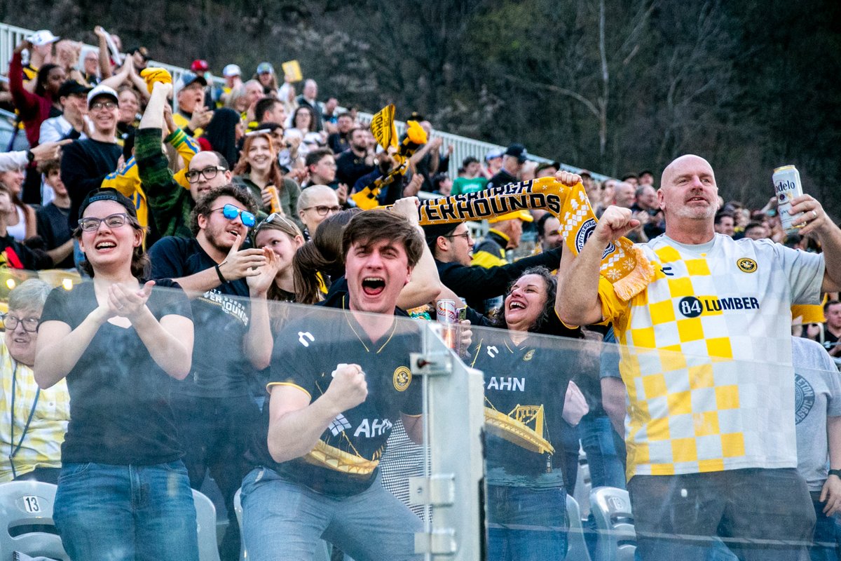 Scenes from last night's <a href="/RiverhoundsSC/">Pittsburgh Riverhounds SC</a> win at <a href="/highmarkstadium/">Highmark Stadium</a>, including a guest appearance from Melissa Gisoni