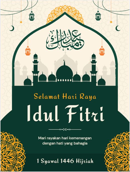 Selamat Hari Raya Idul Fitri 1446 H
Mohon Maaf Lahir Batin 🙏