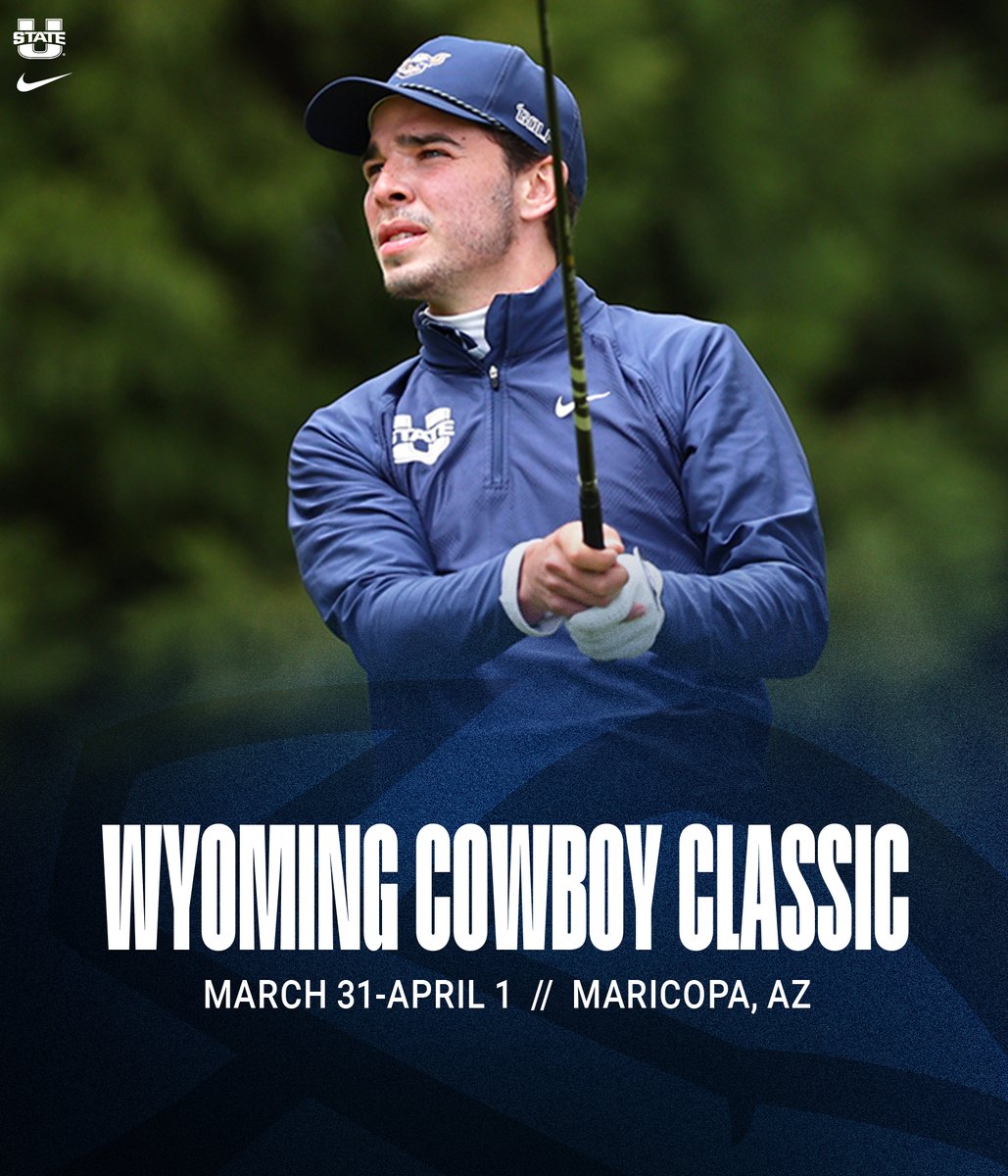 🚨 TOURNAMENT TIME! 🚨

Utah State Golf is headed to the desert! 🌵⛳

📍Ak-Chin Southern Dunes Golf Club | Maricopa, AZ 
🗓️ March 31 - April 1
📊 shorturl.at/IFoGt

#AggiesAllTheWay