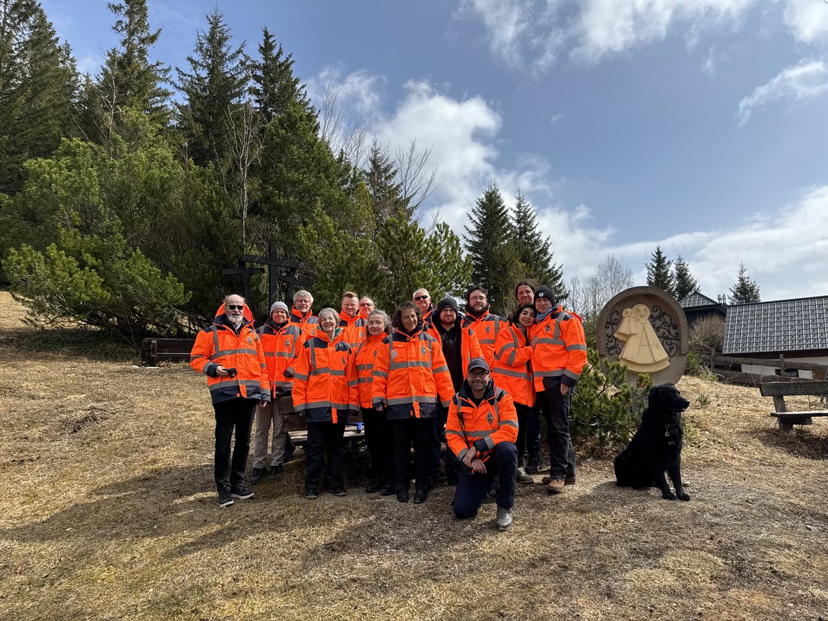 Just came home from an exciting weekend in the Austrian alps with the Vienna Emergency Radio Communications Team. 📻😎