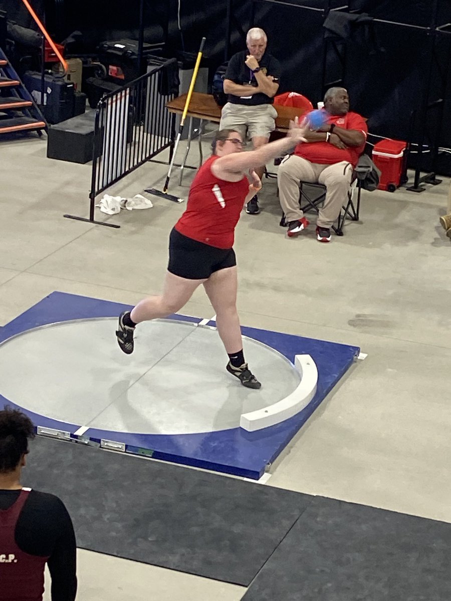 coachTush's tweet photo. RCHS Senior Jenna Lawler 9 th at the Indiana indoor State HSR track &amp; field meet. https://t.co/AUT4bSv6kx