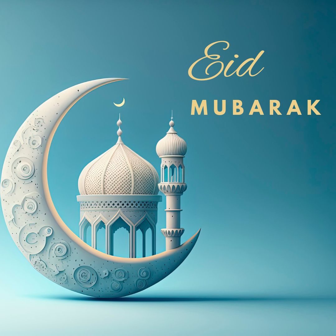 🌙 Eid Mubarak! ✨ Wishing you joy, peace, and prosperity as Ramadan comes to a close. May this Eid bring happiness and togetherness to you and your loved ones! 🌟

#EidMubarak #EidAlFitr #Celebration