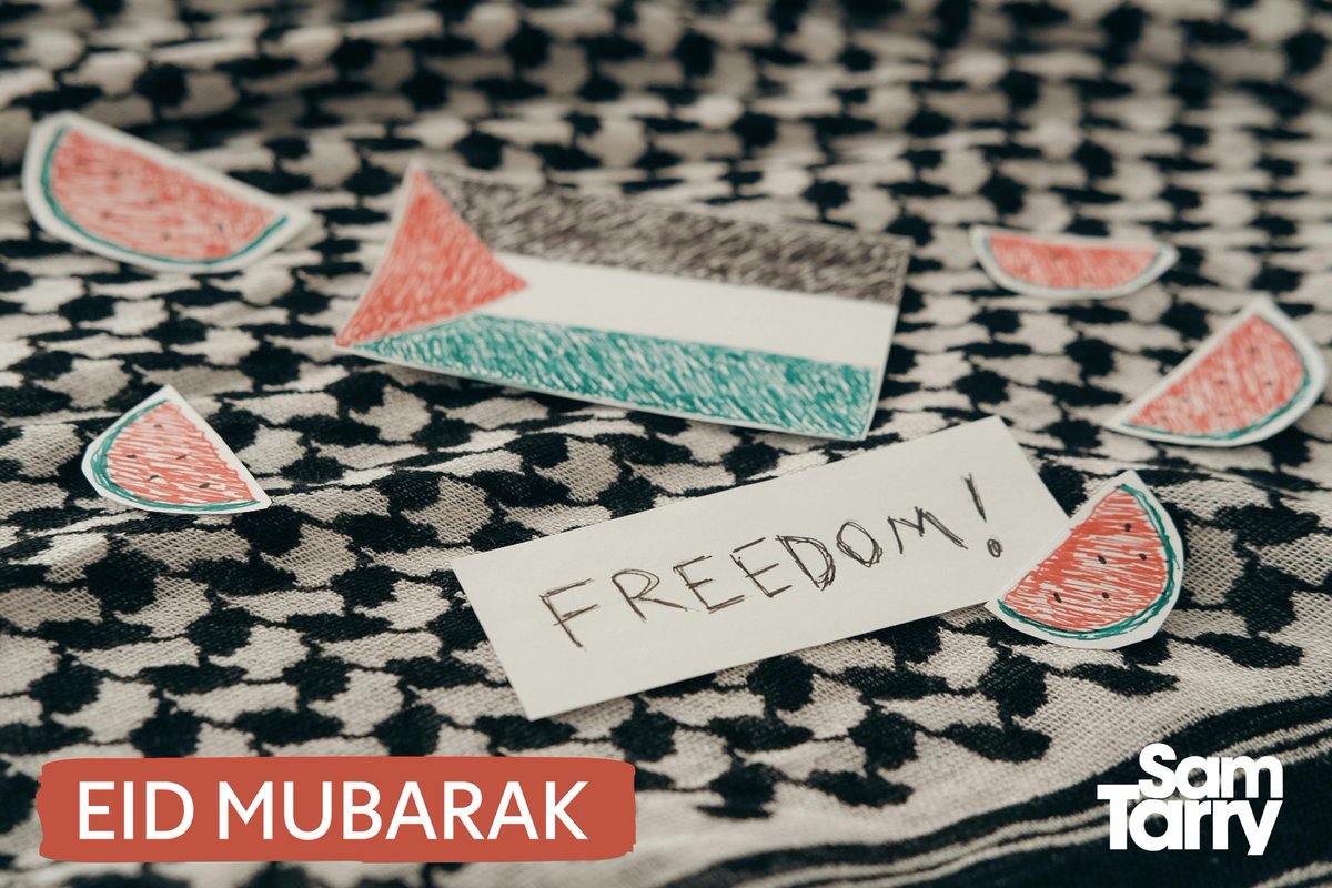 Eid Mubarak to all celebrating.

This Eid, joy feels hollow as Palestine endures relentless brutality. Families are torn apart, homes are turned to rubble, and innocent lives are stolen.

Sending love, prayers, and solidarity to Palestine. 

Your struggle is our struggle. 🍉 🌙
