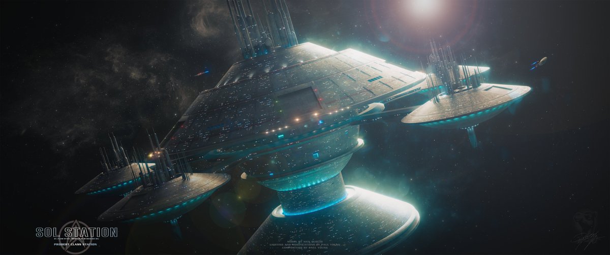 camelcitybarber's tweet photo. Re-composited the previous Spacedock render 

#StarTrek #StarTrekPicard #StarTrekLegacy #StarTrekOnline #EarthSpacedock #SolStation #StarTrekFanArt https://t.co/FxQVc8gZB0