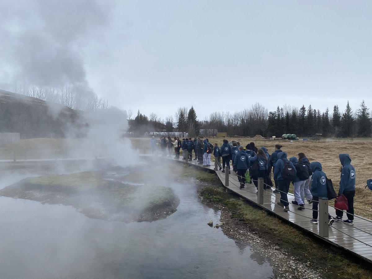 BGS_Geography's tweet photo. Day 3 has been jam-packed and itโs not over yet! Secret Lagoon for a swim in geothermal waters, Gullfoss, Geysirs and Icelandic horses ๐ด ๐ฎ๐ธ โ๏ธ #BGSIceland2025 #BGSGeography @RayburnTours @BedfordGirlsSch https://t.co/FrcIp52Gho