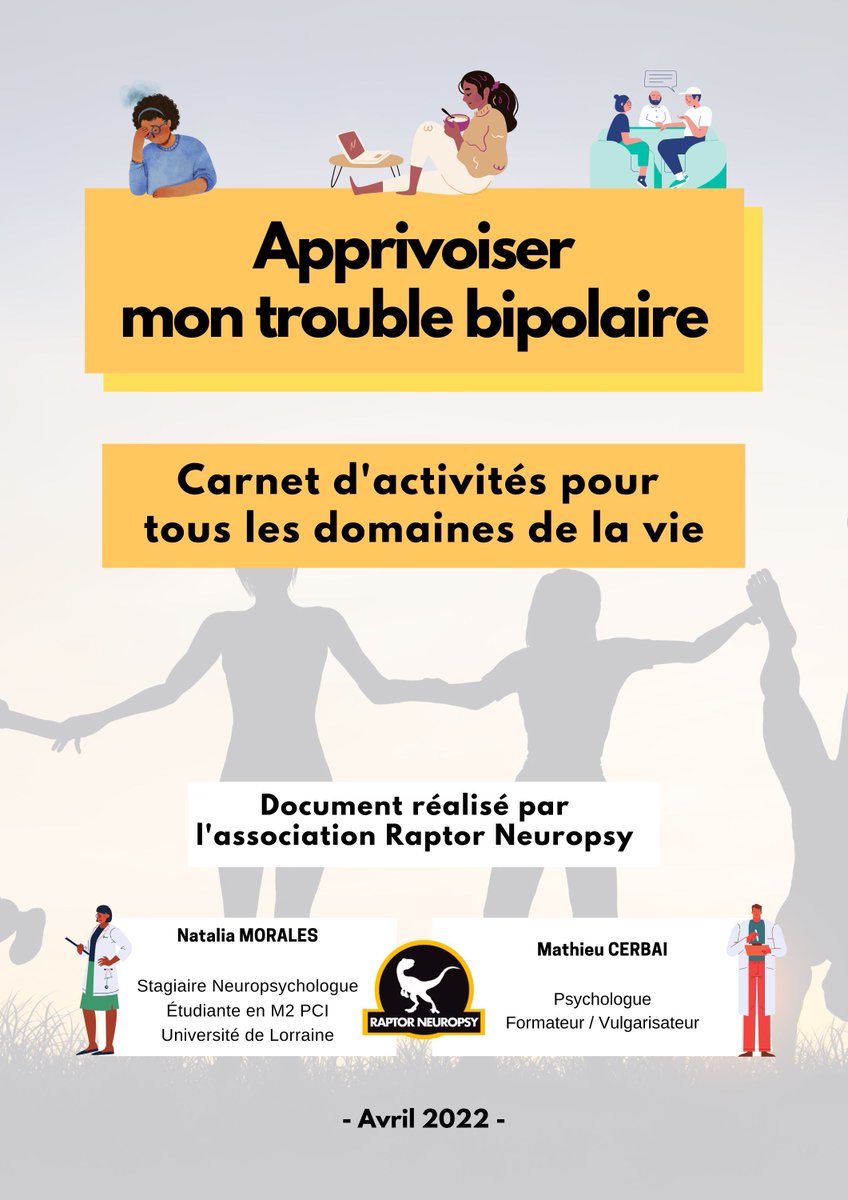 En cette journée mondiale des troubles bipolaires, on vous repartage notre livret sur le sujet ! 
Bonne lecture ! 🦕

raptorneuropsy.com/outils-pratiqu…