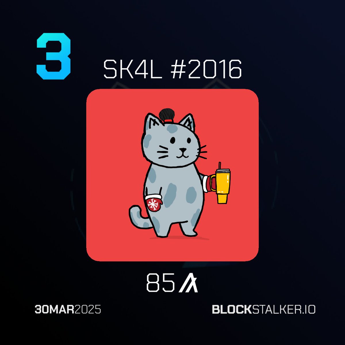 BlockStalkerBot's tweet image. BlockStalker.IO Daily Digest
Top 3 NFT Sales 🖼️
└ 🥇 Lost Pigs 0139 - Sofia
└ 🥈 Mutant Ghetto Pigeon #047
└ 🥉 SK4L #2016