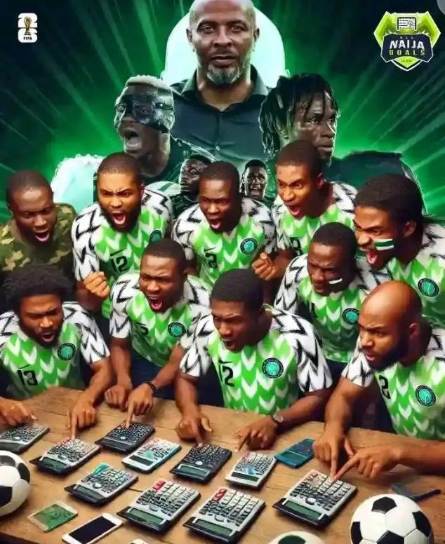 Kenedy20's tweet photo. Cuatro posible caminos angosto por nigeria a calificar por la 2026 Fifa copa del mundo.
  El Camino de nigeria a la copa del mundo es ahora complicado, pero la calificación aún estas posible, aqui cómo super eagles puede hacerlo a la FIFA 2026 copa del mundo. https://t.co/3uAeT3ZiIY