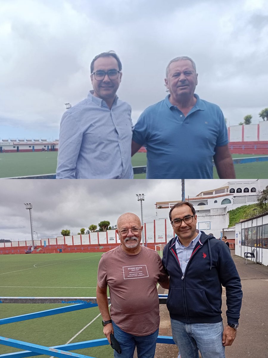 El fútbol se construye desde la base, igual que los edificios se hacen desde la cimentación.
Compartiendo momentos de fútbol en el Cantillo,  mi más sincero reconocimiento a presidentes como Miguel Miranda ( UD Tacoronte ) y Domingo Garrido (UD Rambla).