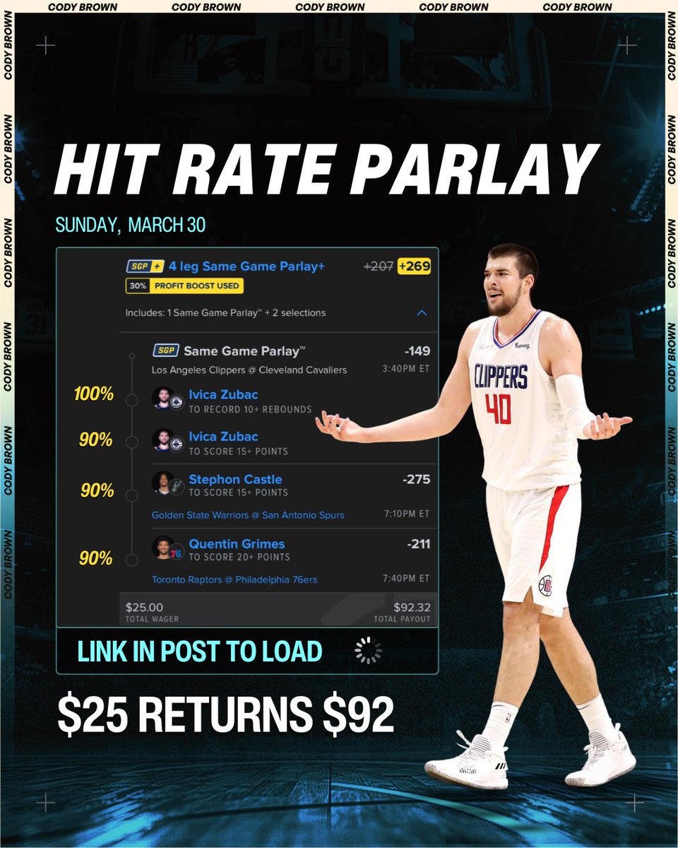 Cody Brown Bets tweet media